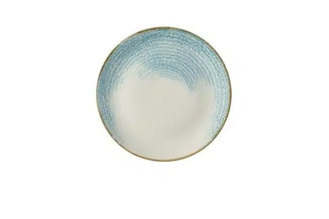 Homespun Accents Aquamarine flise tallerken, 280mm