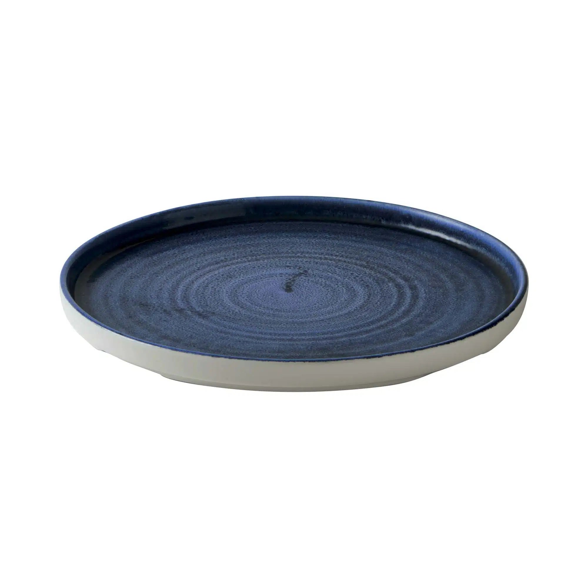 Stonecast Plume Ultramarine vægget tallerken, 210mm