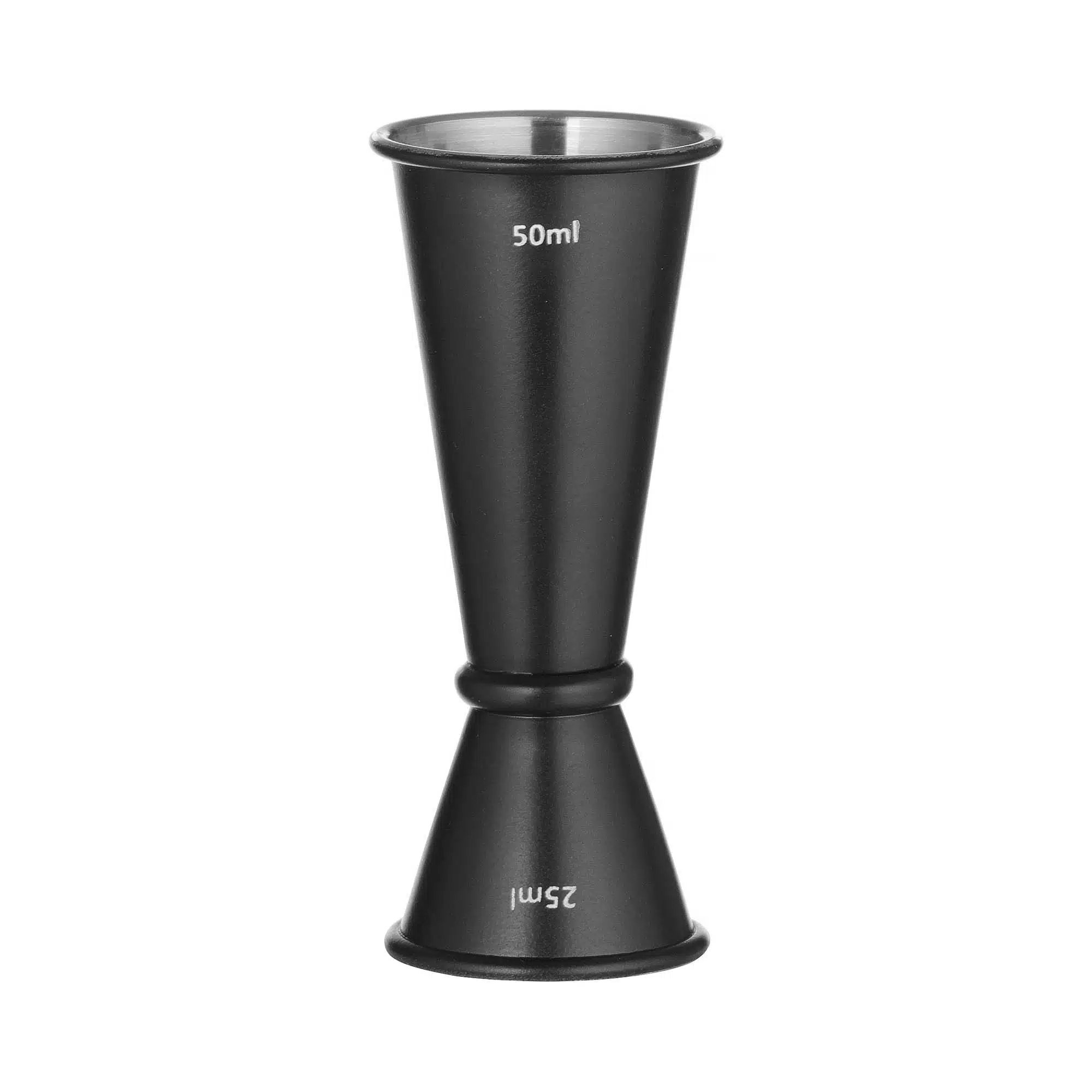 Jigger sort med ring, Bar up, 0,06L, Sort, o75x(H)70mm