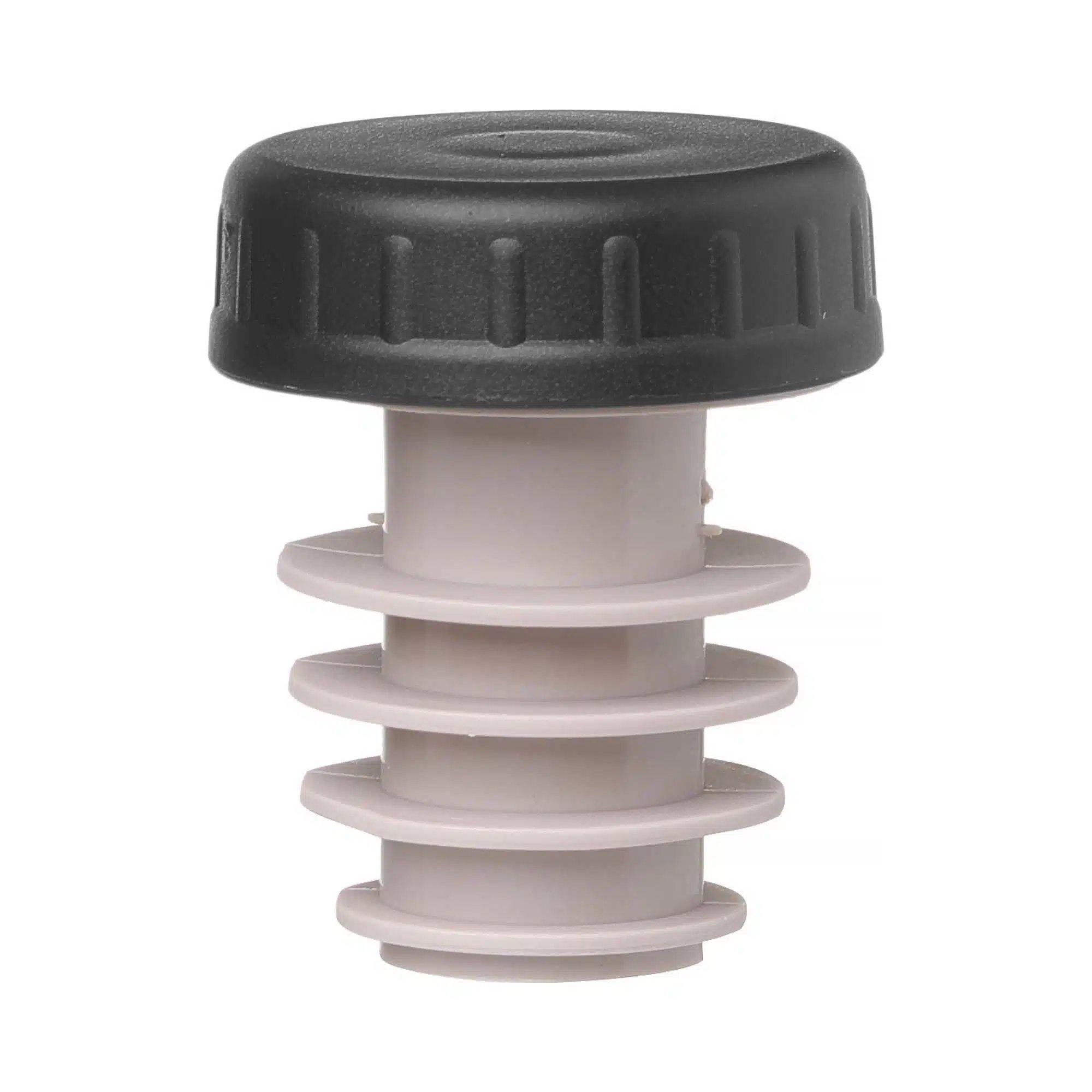 Stopper med cap – 6 stk., Bar up, Sort, 6 stk., oxmm