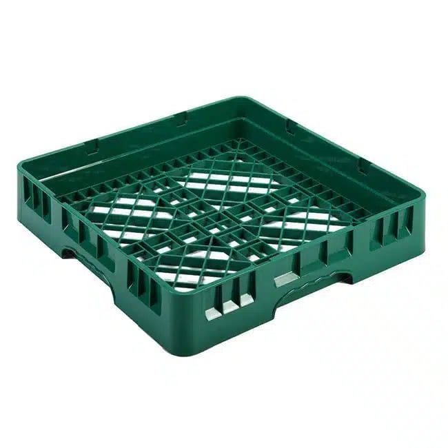 Base rack grøn, 500x500x(H)100mm, Max. glas højde 70mm