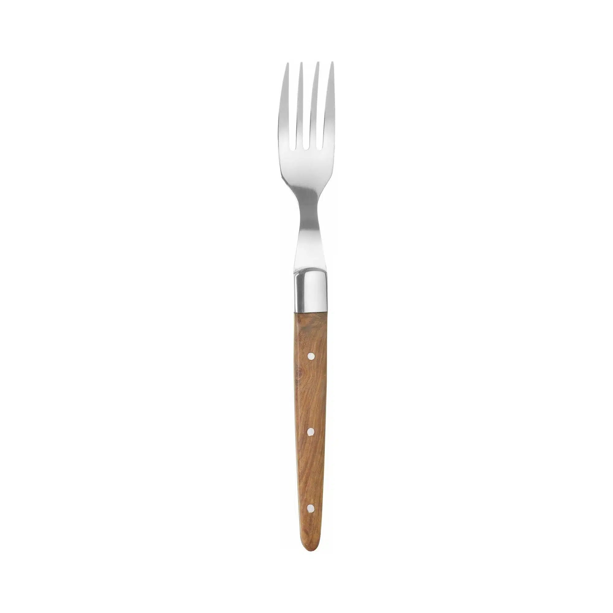 Steakgafler 210 mm, sæt af 6 i gaveæske, ROSE TRÆ