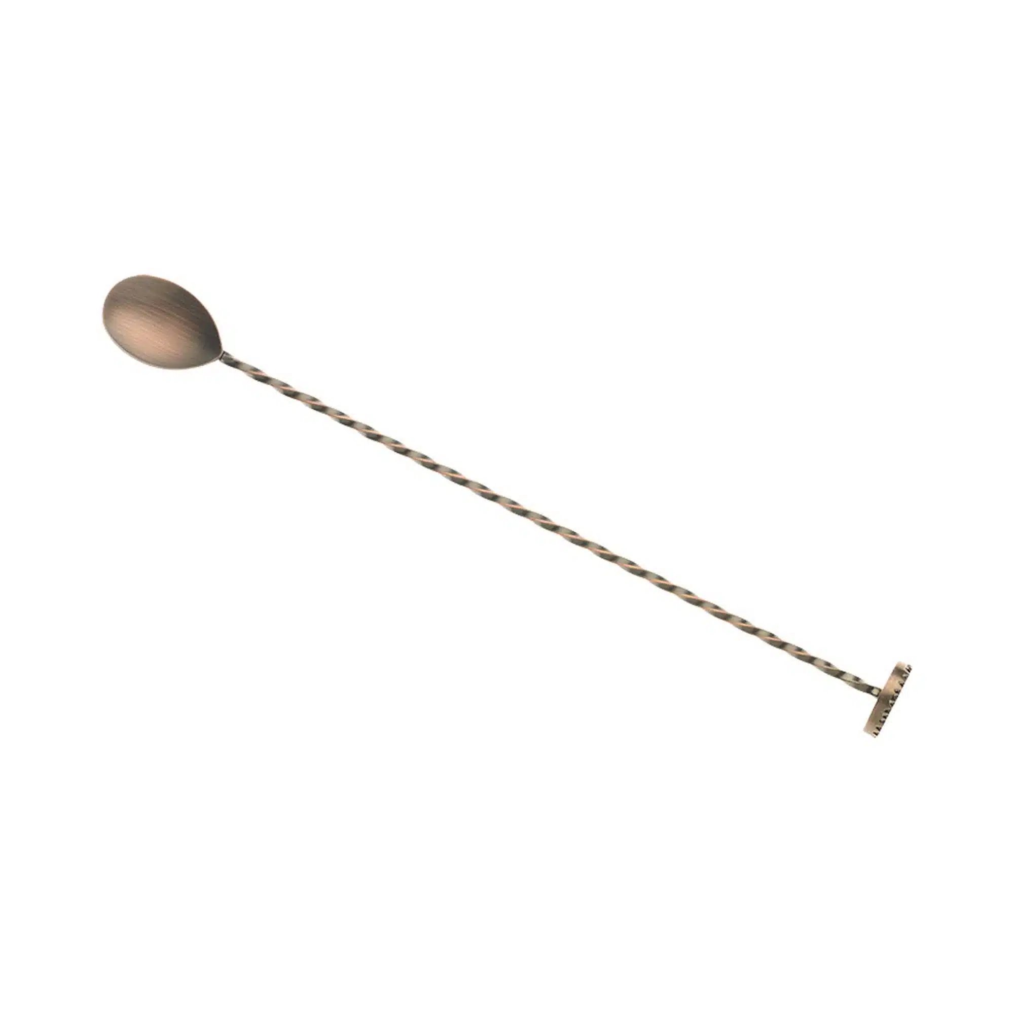 Bar ske med muddler, 300mm, antik kobber, Barfly