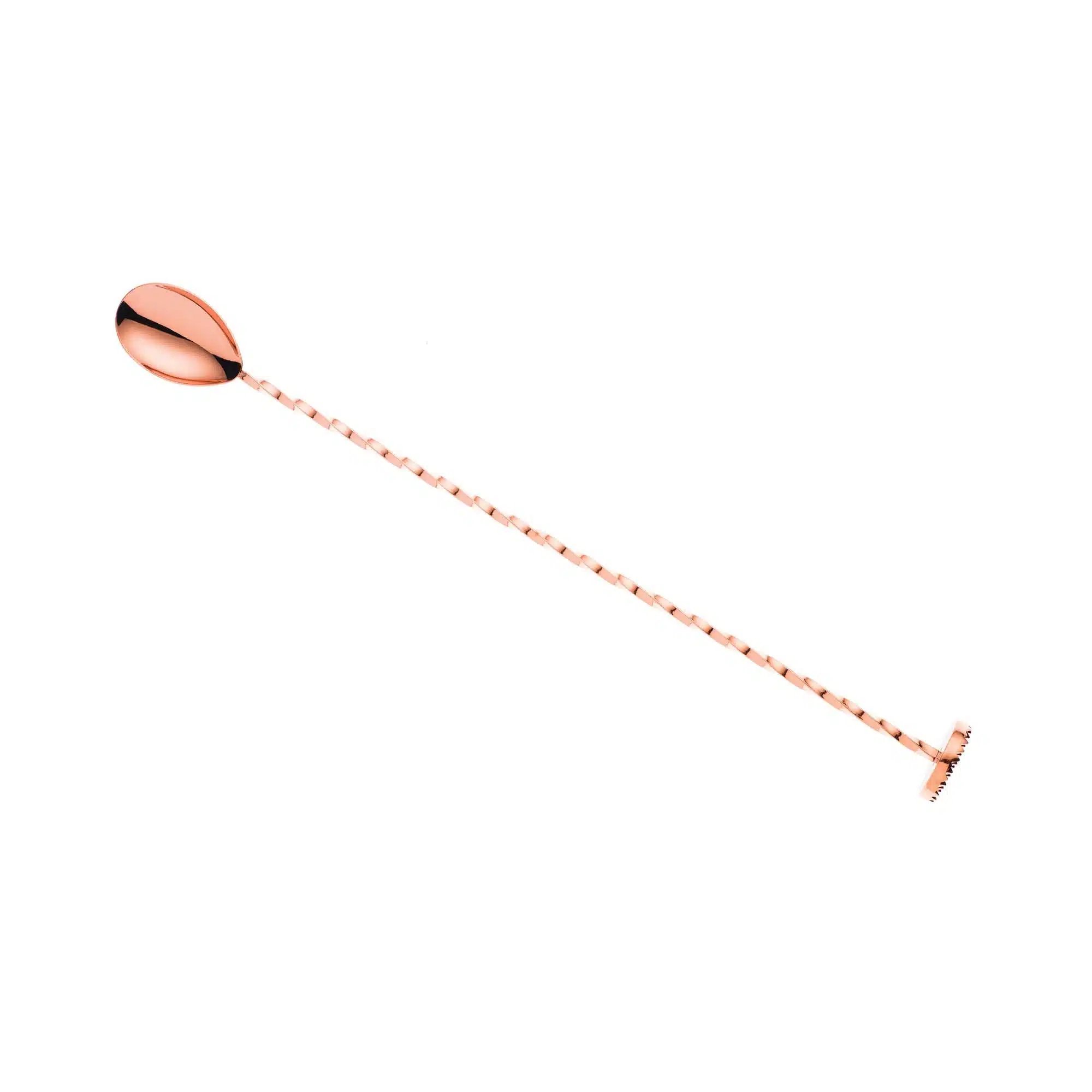 Bar ske med muddler, 300mm, kobber tallerken, Barfly