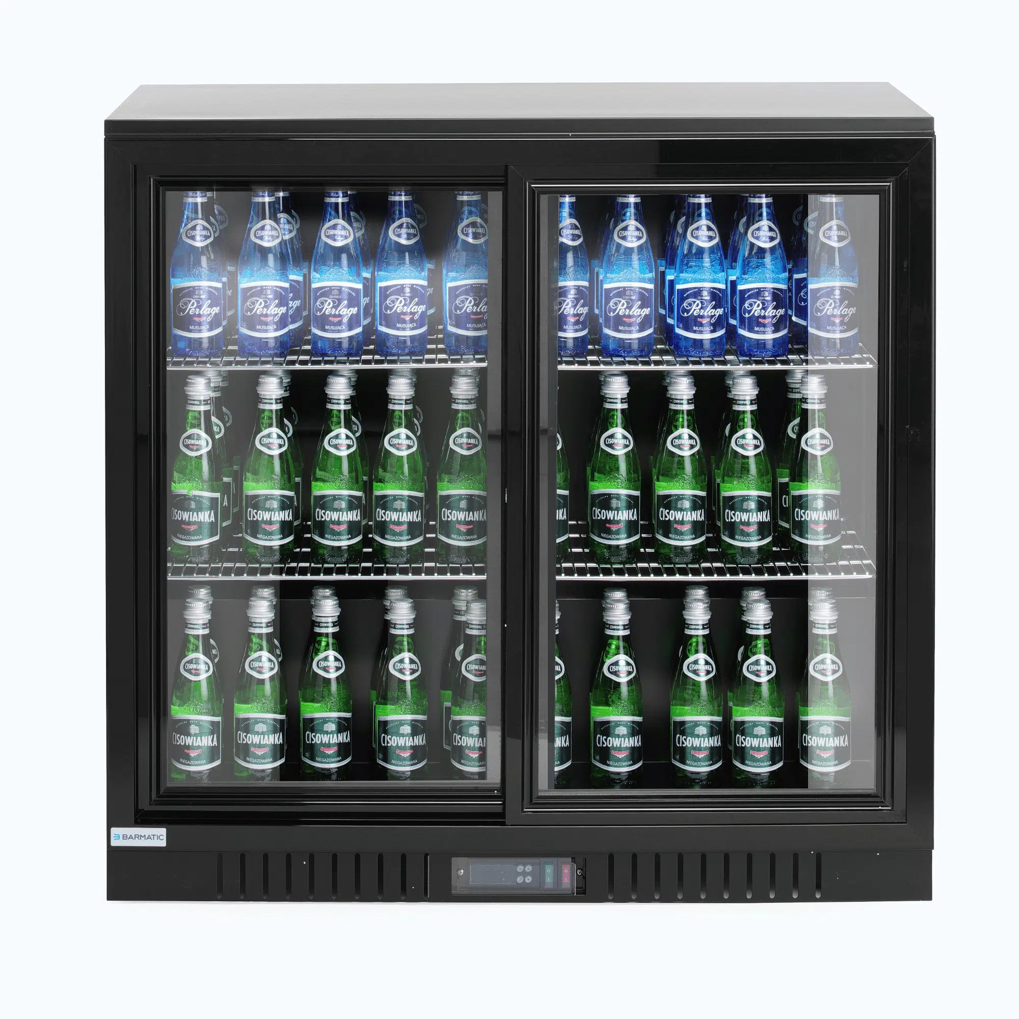 CANDOUR bar køler 198L med skydedør, 900x520x(H)835, sort