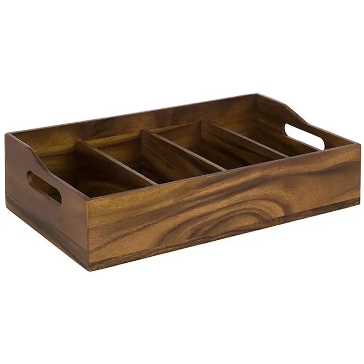 Bestikkasse 4 rum Acacia
