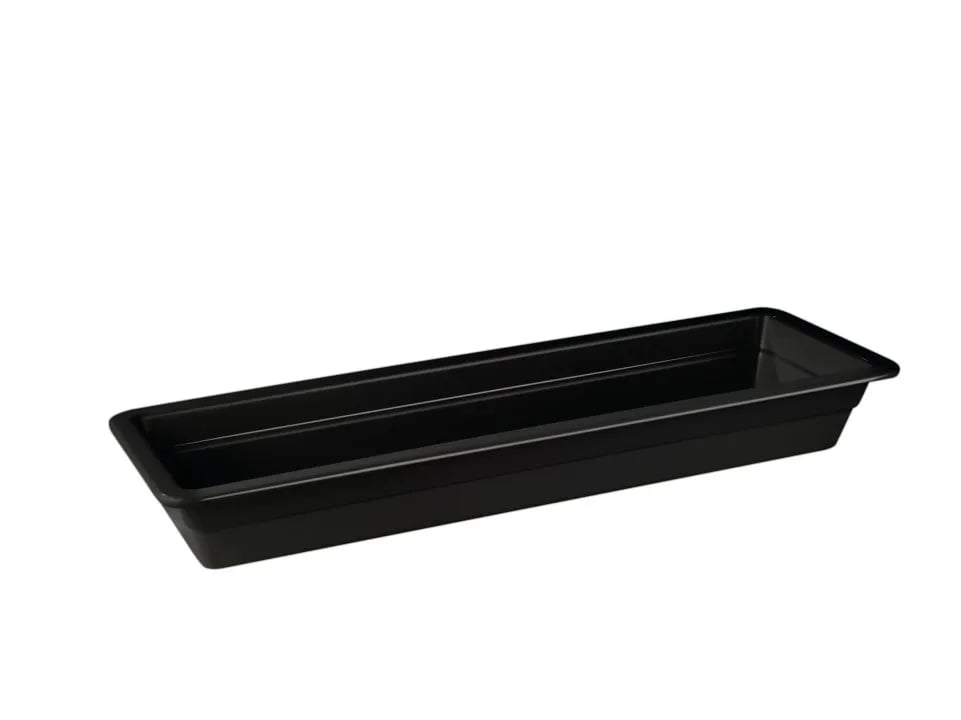 GN MELAMINE BLACK 2/4 65 MM