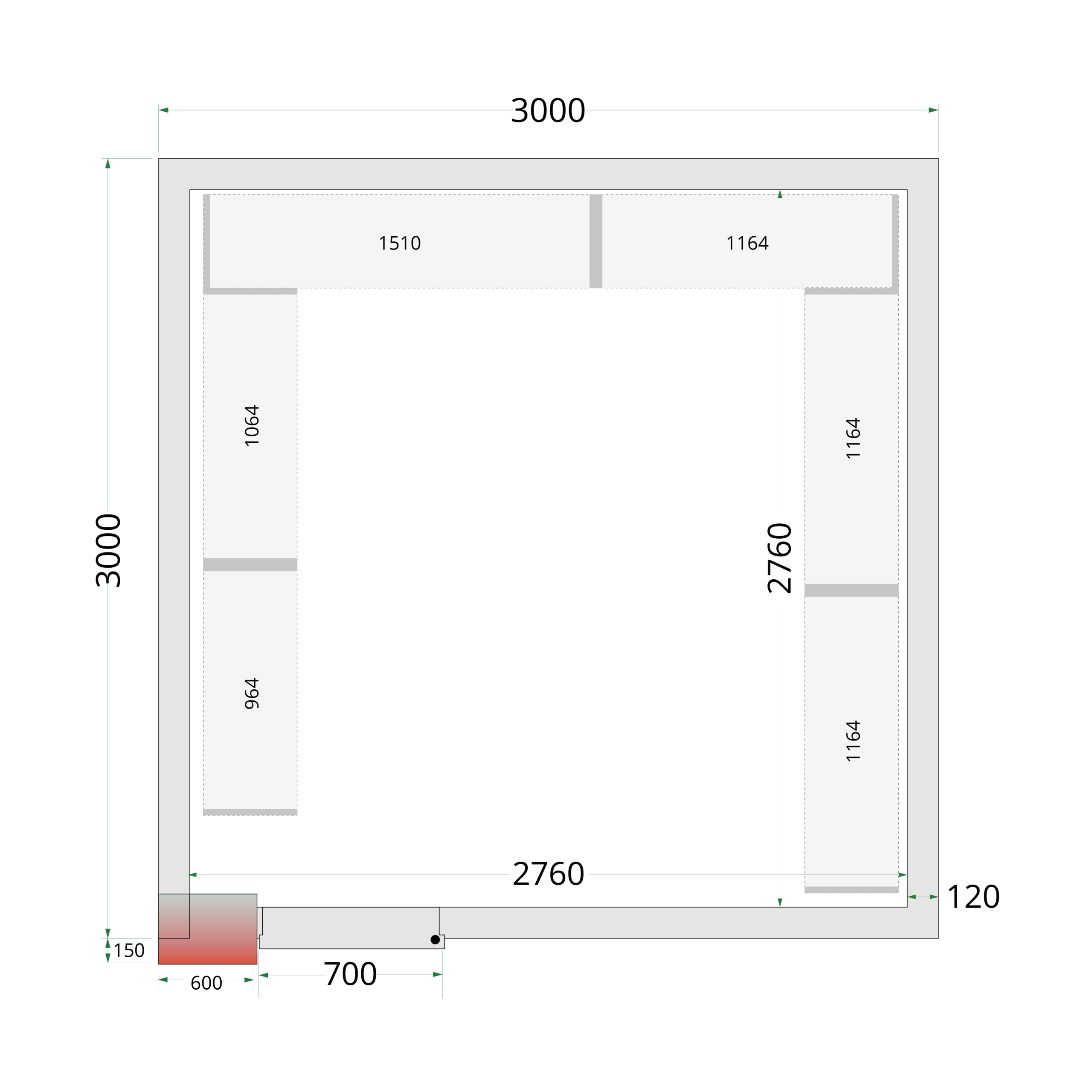 ShelfRackSystemKit CRNF3030