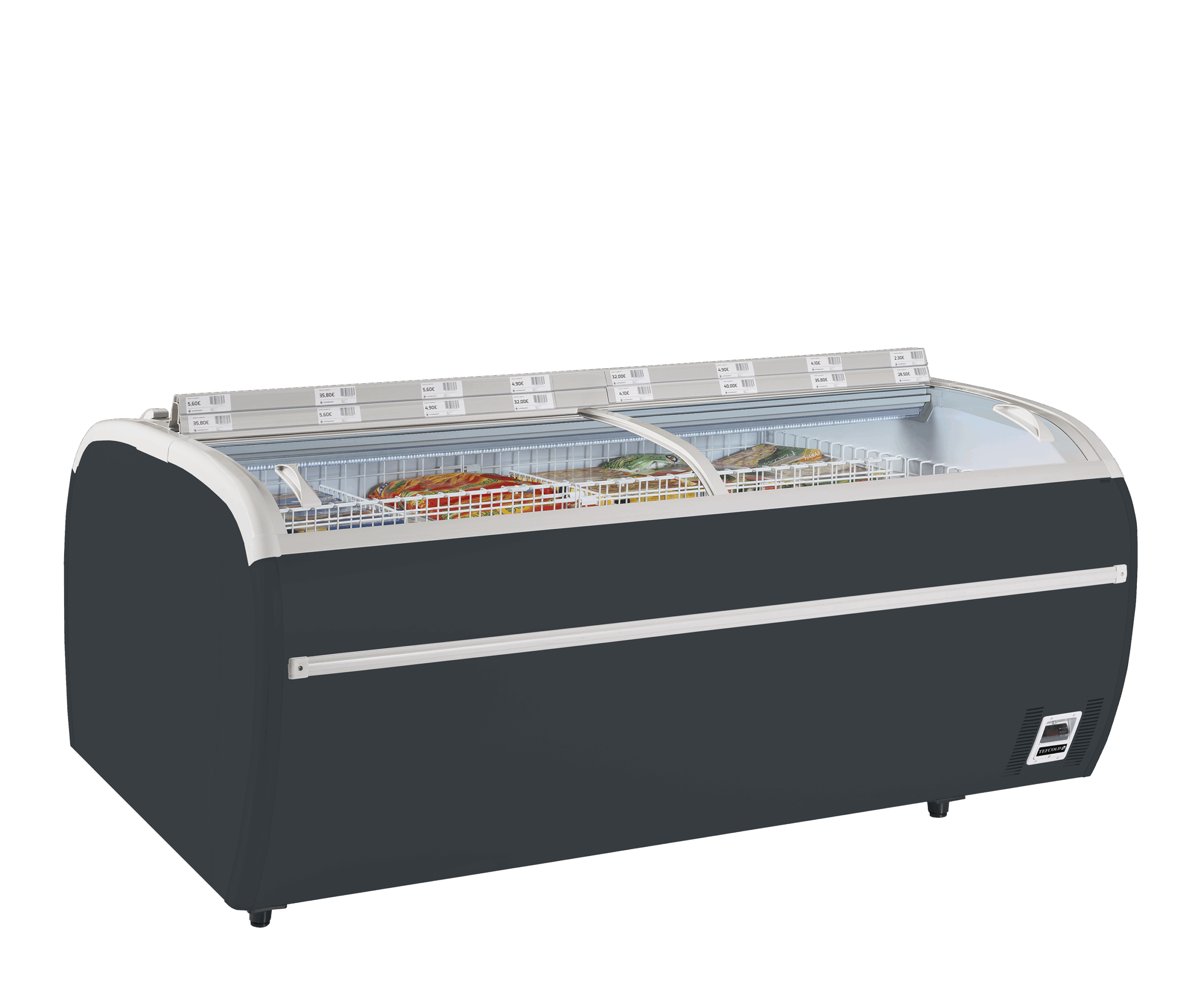 TWIN220A-CF Supermarkedskøler / -fryser i antracit