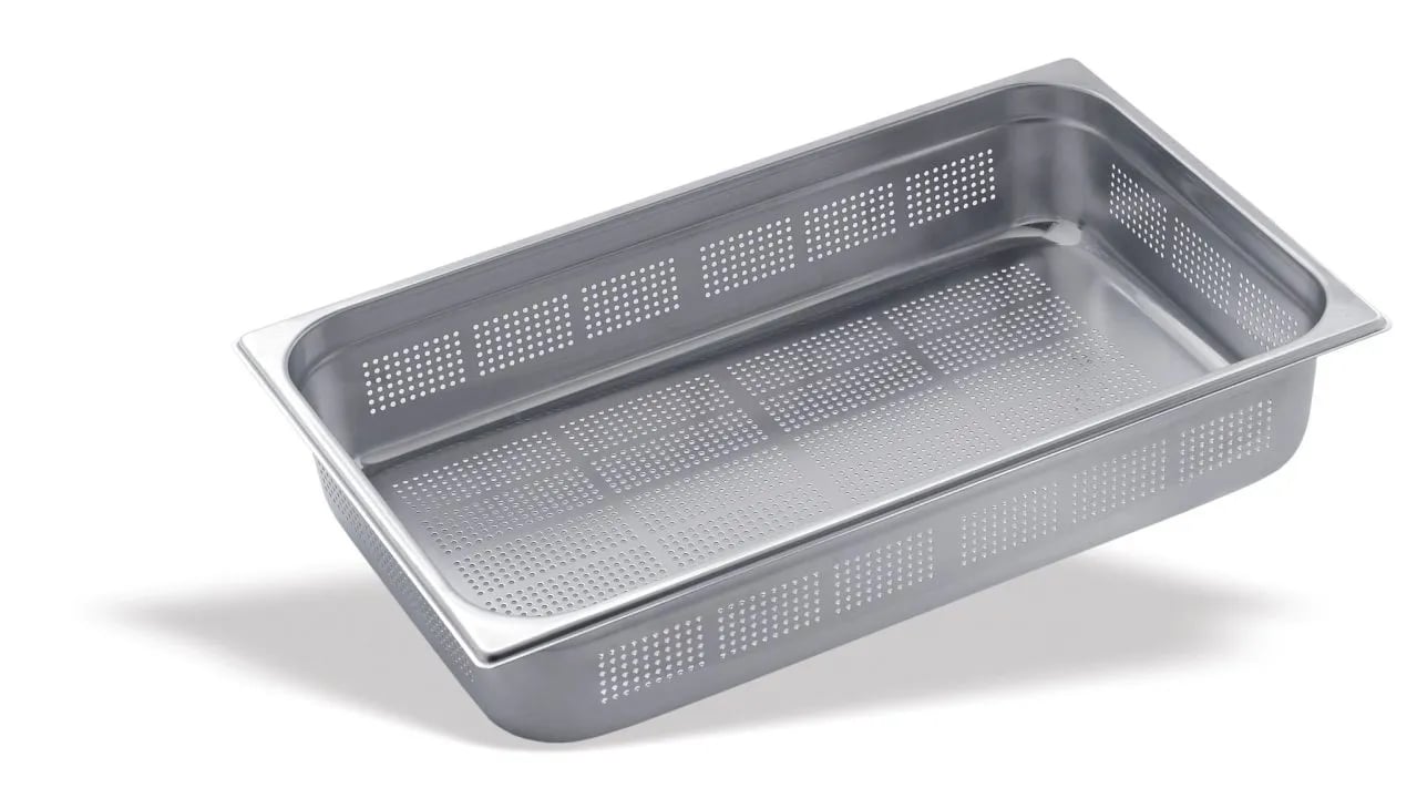 Kantine perforeret 1/1 GN D100 mm
