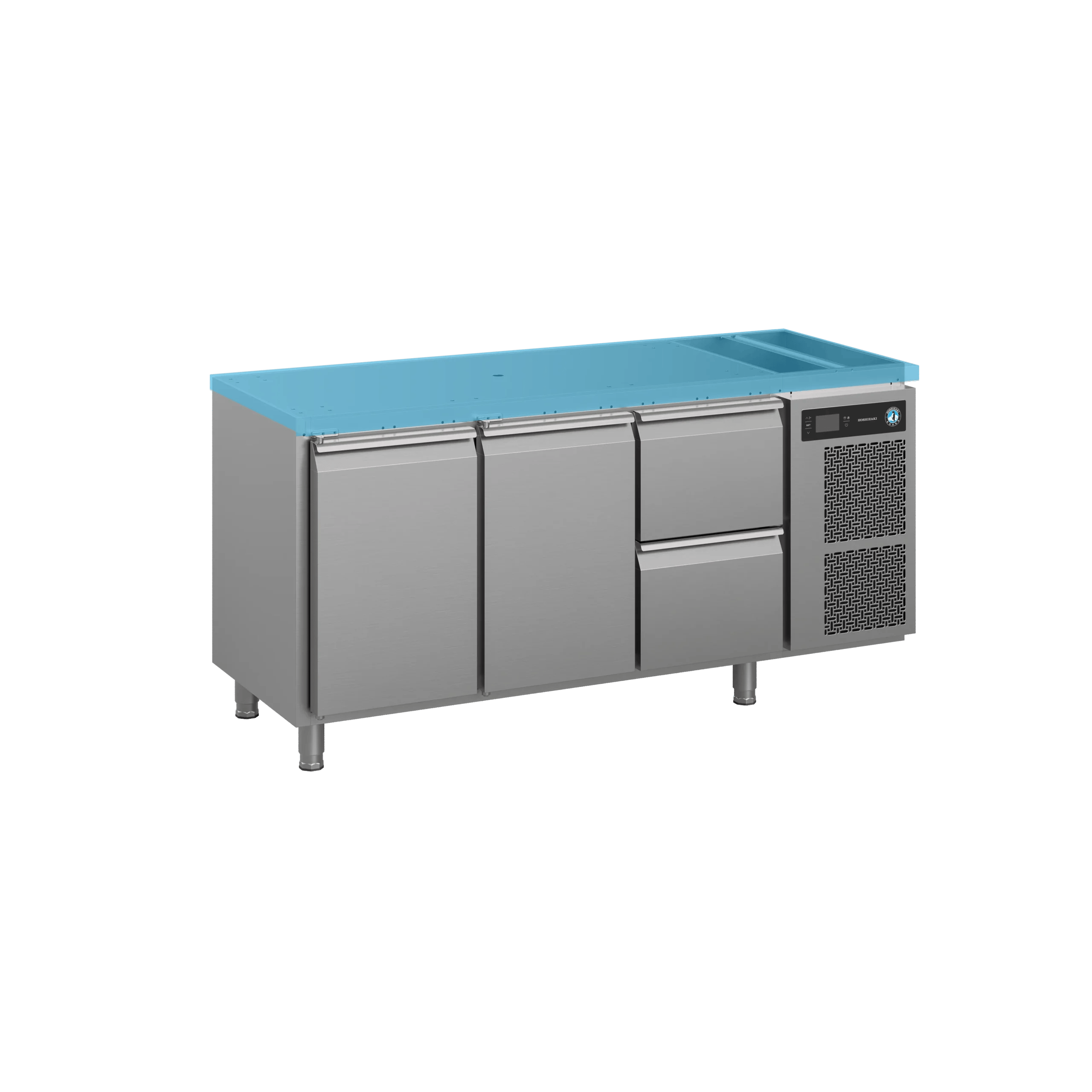 Hoshizaki Premier K 3 B DL DL 2D L E, Kølebord med 3 sektioner