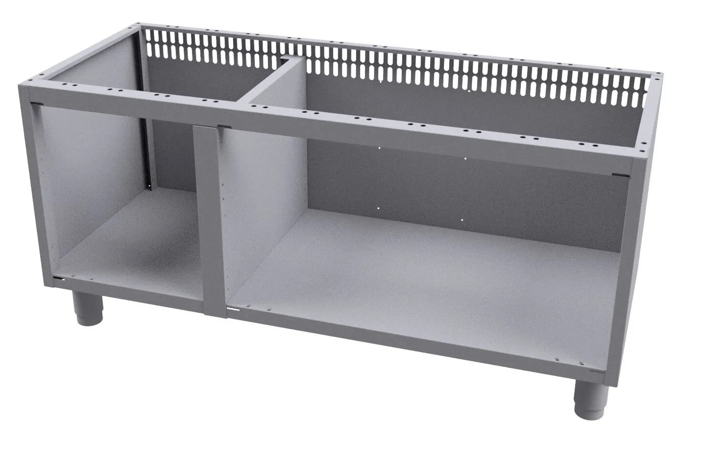 MAGICLOTUS 60 Open Stand 40/80 rustfri stål base til professionelle køkkener