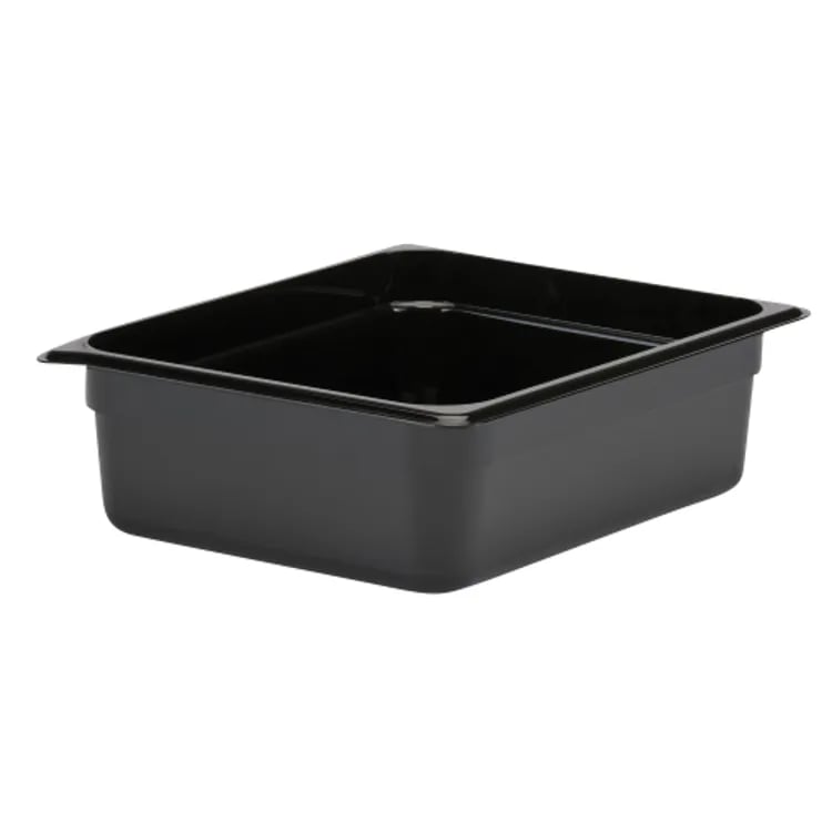 FOOD PAN 1/2X4″ CW-BLACK