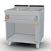 SUPERLOTUS 70 4,2 KW Elektrisk Bain-Marie Åben Skab GN 2/1 - BM-78ET