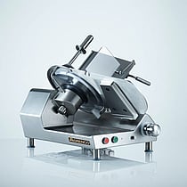 Agrenco RR300F skæremaskine med rustfri konstruktion og 300 mm snedstillet klinge