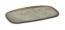 OVAL SERVING TRAY.28 CM. LINEN