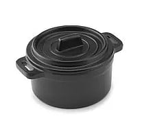 Mini kasserolle m. låg 100mm melamin