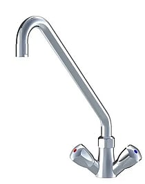 ¾”Et-hul armatur med 300 mm. J-tud