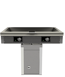 Norqi – Professionel kipsteger, stor · 90 mm · søjle · løst låg, BASIC