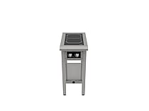 SPIN induktionskogebord med 2 zoner set forfra