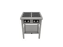 Norqi – SPIN kogebord 4 zoner 220×180, SPIN