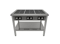Norqi – PIN kogebord 6 zoner 310×310 5kW Large, PIN