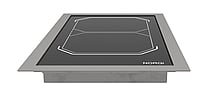Norqi – induktionskogetop, SPIN indbygning firkantet 220×180 ned, SPIN