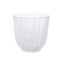 GlassFORever Nordic 32 cl - klart riflet brudsikkert plastglas