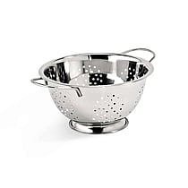 Dørslag m/håndtag, CrNi, 4mm huller, 15,5 x Ø28cm