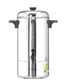 Enkeltvægget percolator i rustfrit stål, 6 l, 1500w