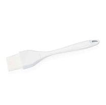 Bagepensel, hvid, silikone/plast, 25x5cm
