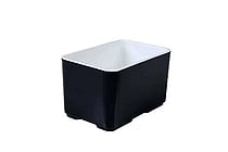 Cube Black skål(5) 10,5 x 7 x H6,3 cm.