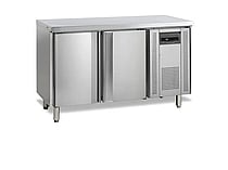 SK6210 Rustfrit Snackbord med 166L Kapacitet og Selvlukkende Døre