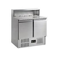 GP92 Pizzabord med Granitbordplade og Kølebrønd, 230L, 101kg