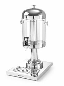 Saftdispenser, 8 l, med iskøling og drypfri hane
