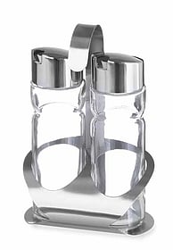 Krydderisæt, 4 dele – salt, peber, olie, eddike, 0,15l, mat finish