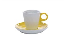 Espresso kop 6 cl. – Color Me! Yellow – NovaEco Porcelæn