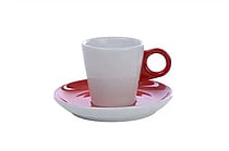 Espresso kop 6 cl. – Color Me! Red – NovaEco Porcelæn