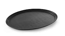 Xl ovalt fad i polyester med melamin finish, 735x600mm
