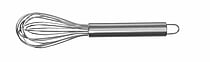 Fransk piskeris, Hendi, (L)290mm. 8 kraftige stive tråde, med øje. Trådtykkelse: 2,2 mm.