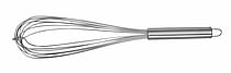 Fransk piskeris, Hendi, (L)435mm. 8 kraftige stive tråde, med øje. Trådtykkelse: 2,2 mm.