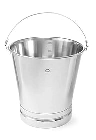 Spand med forstærket bund, Profi Line, 10L, ø280x(H)265mm, graduering, Hendi