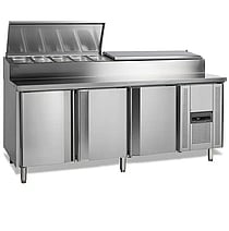 SS8300 Rustfrit Stål Sandwichbord, 497 liter