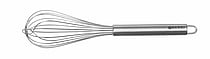 Piskeris i pianotråd, (L)275mm, 7 fleksible tråde, trådtykkelse: 1,4 mm.