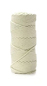 Rouladesnor, 70 m, Hvid, Hendi. Blød og fleksibel, nem at binde og knytte. Lavet af ubleget bomuld.