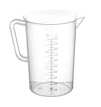 Målebæger i polypropylen, 1L, ø110x(H)170mm, med graduering