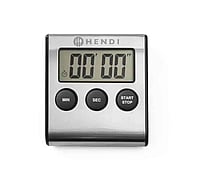 Digitalt køkkenur, 65x70x17mm, med stand og magnet, tæller ned fra 99 min. 59 sek.