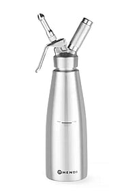 Profi line flødeskumsdispenser, 1l, hvid aluminium, 3 dyser