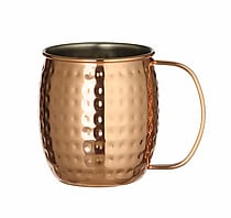 Kobber cocktail krus, 0,5l – rustfrit stål, poleret finish