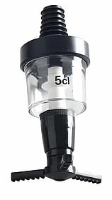 Non-drip hældeprop, bar op, 5 cl. Passer til flasker 240-350mm